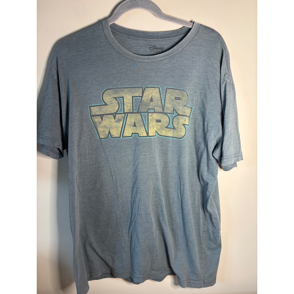 Disney Star Wars BB-8 May The 4th 2016 T-Shirt Men's XL Blue Gray
